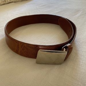 Genuine Lizard Skin Belt